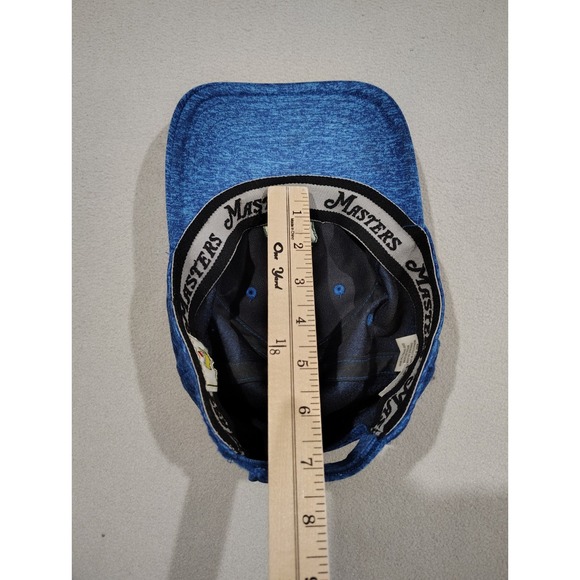 Masters Golf Cap Hat Performance Blue Stretch American Needle Adjustable - Picture 10 of 10